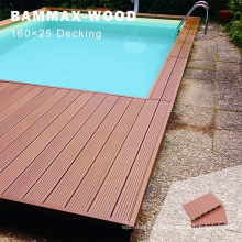 China Manufacturer Factory Price Waterproof UV Stable Rot Resistant Wood Grain WPC Composite Wood Flooring Decking